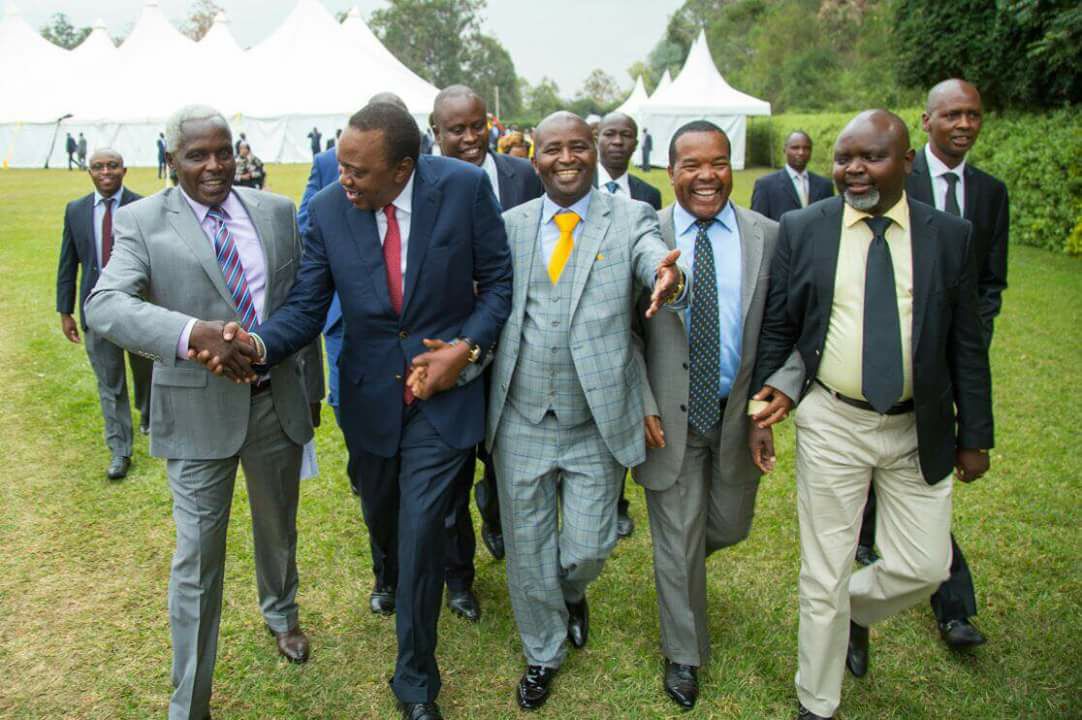 Uhuru with Meru MPs